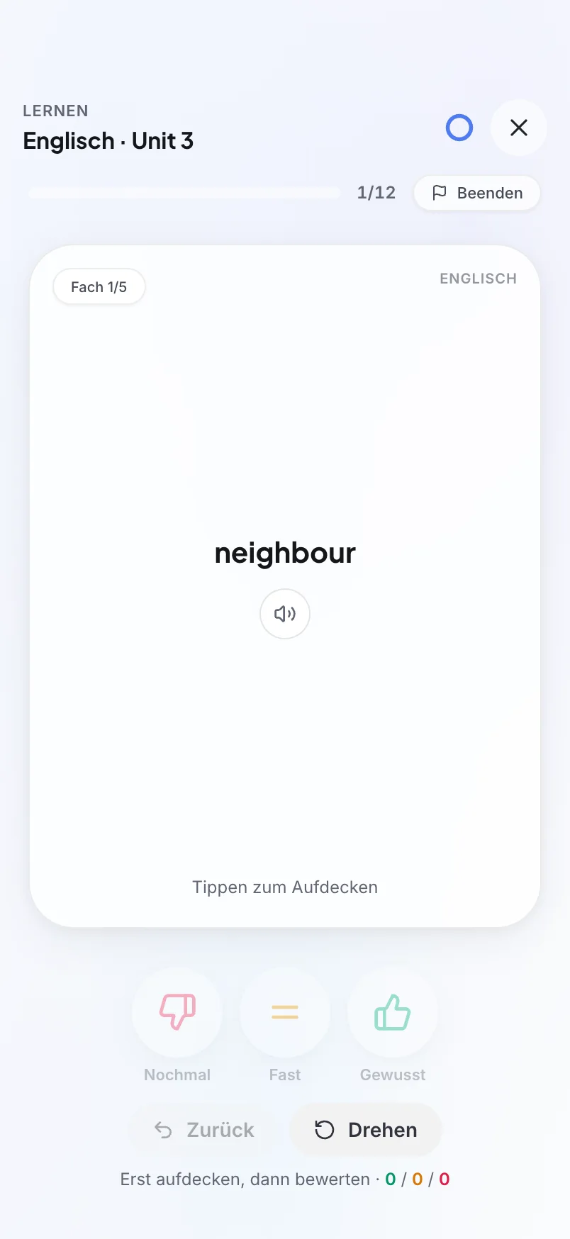 schoolr App: Loslernen